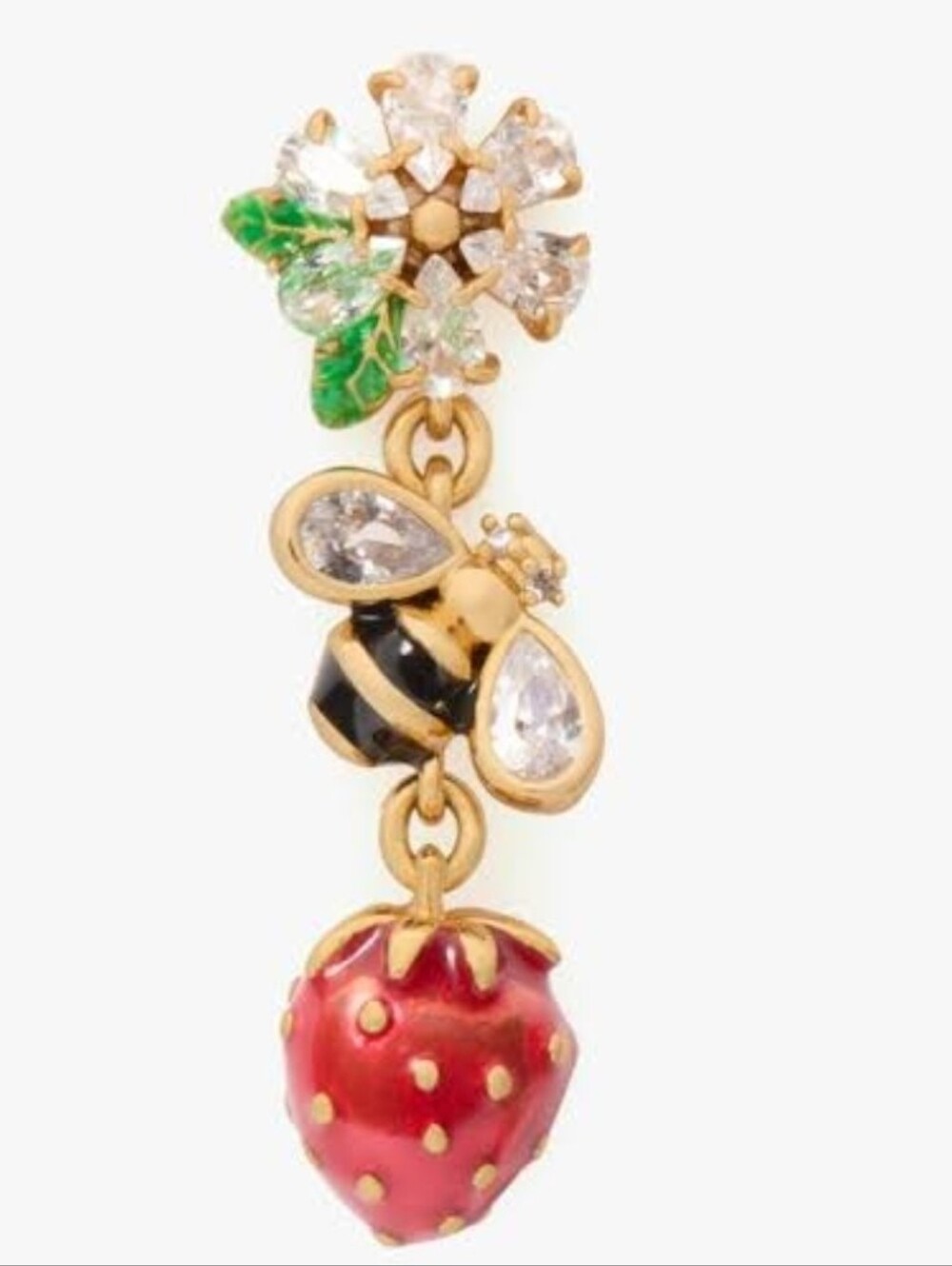 New Kate Spade Strawberry Earrings